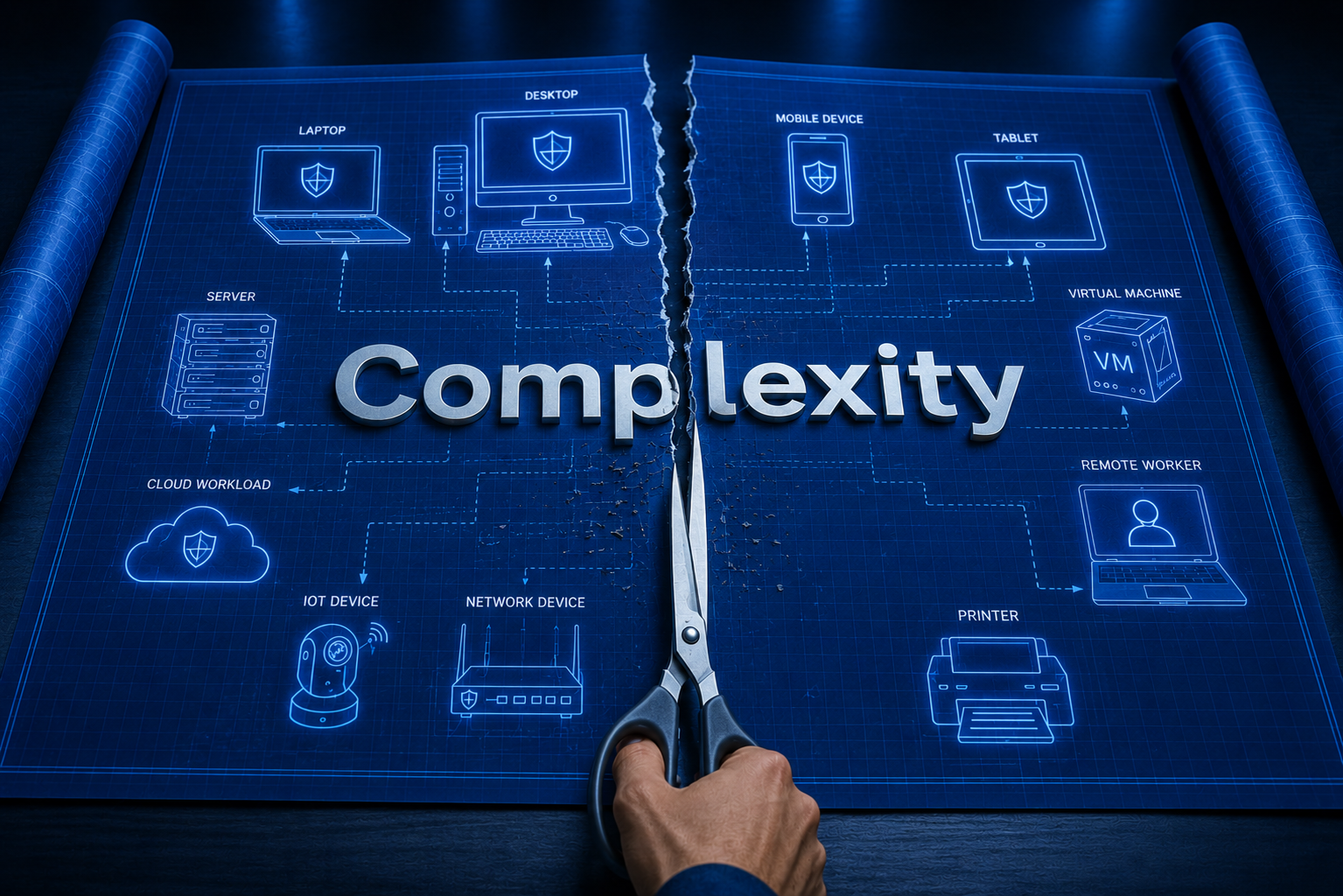 Cut Complexity in Half While Reducing Risk Across Your Endpoint Environment Cut Complexity in Half While Reducing Risk Across Your Endpoint Environment